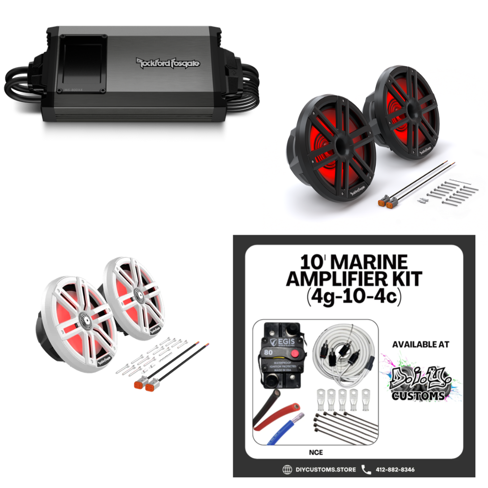 Rockford Fosgate Marine M2 Speaker Bundle - View 1
