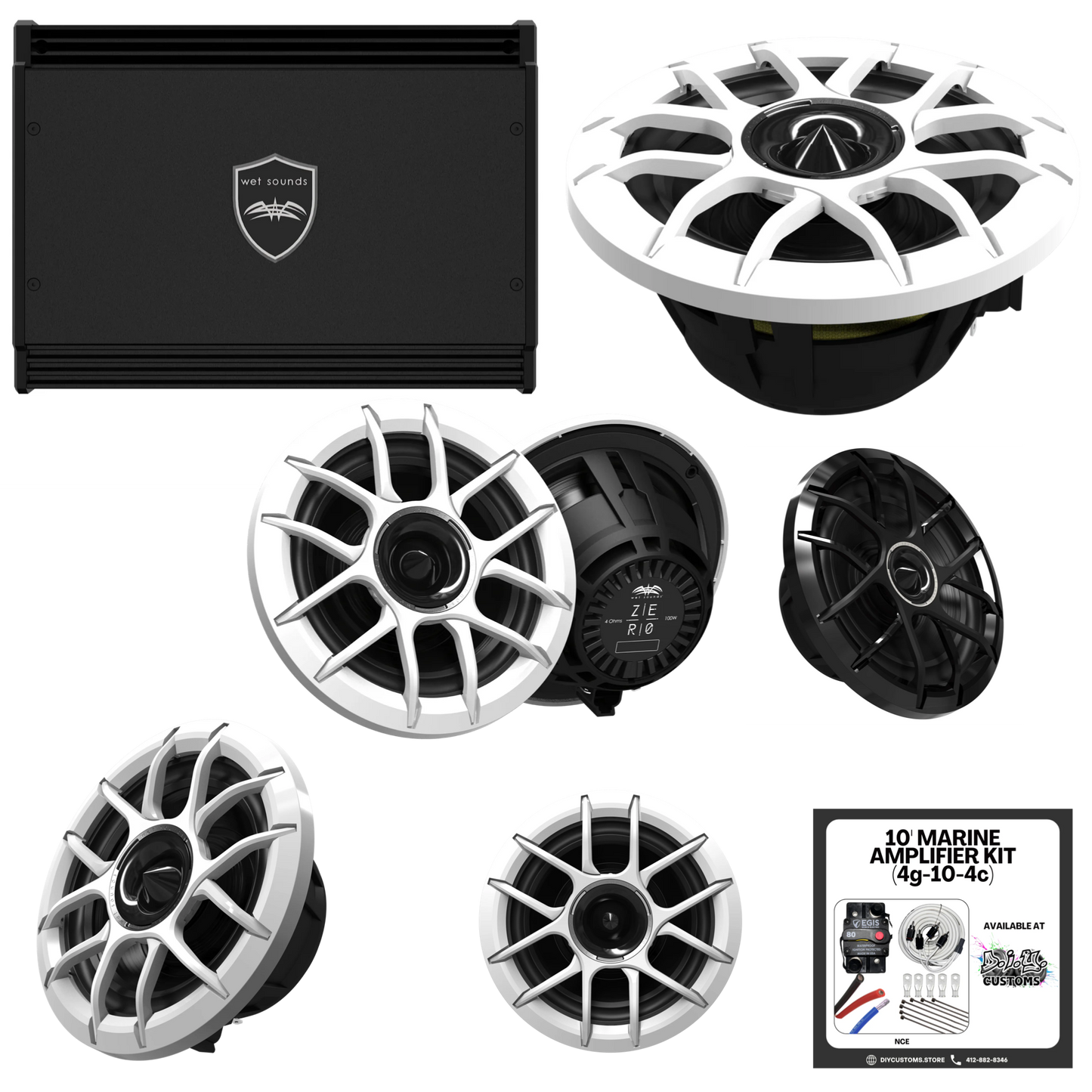 Wet Sounds Bundle Sinister 6CHL Amplifier - View 1