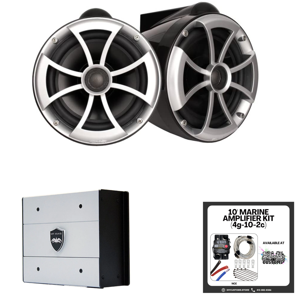 Wet Sounds ICON-8 & Amplifier - View 1