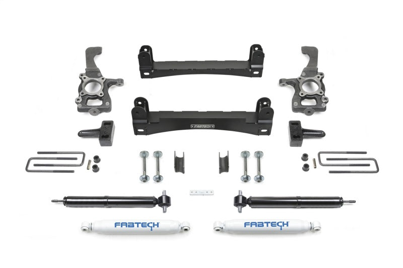 Fabtech 15-18 Ford F150 2WD 4in Basic System w/Rear Perf. Shocks