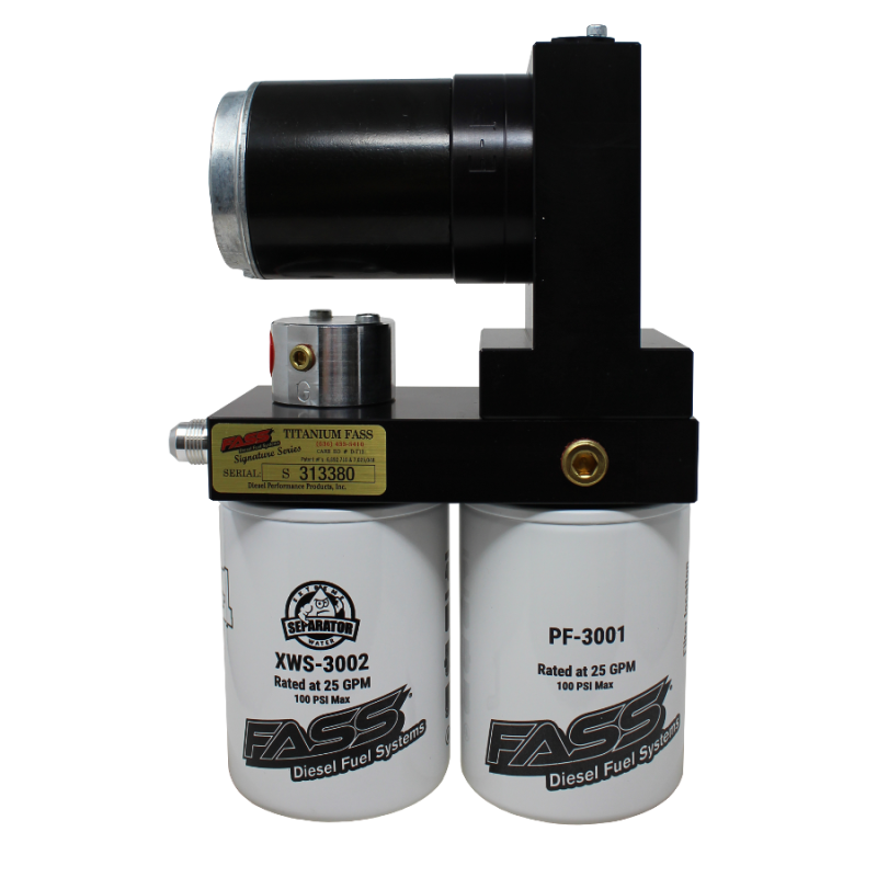 FASS Fuel Systems - fassTS165G - Class 8 165 GPH Titanium Signature Series Fuel Air Separation System