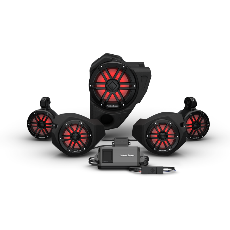 Rockford Fosgate 14+ RZR Stage-4 Audio System For Ride Command (Gen-3) - View 1