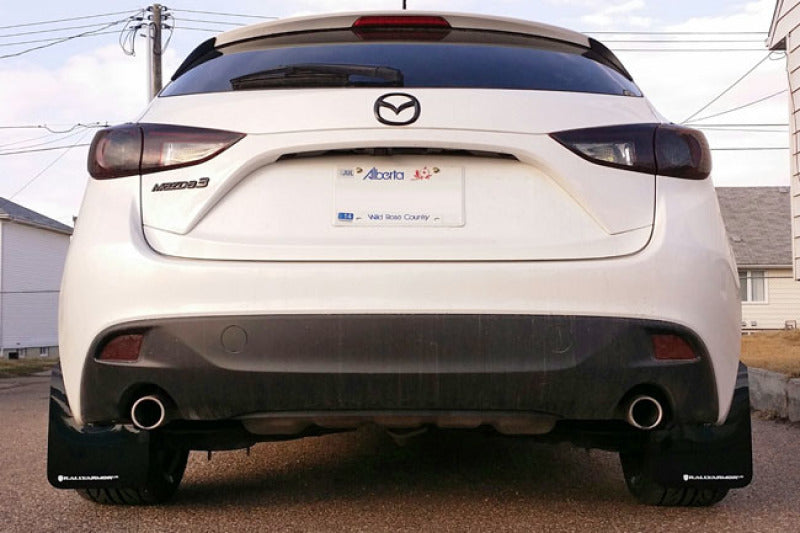 Rally Armor ralMF31-UR-RD/WH 14-18 Mazda3 Red UR Mud Flap with White Logo