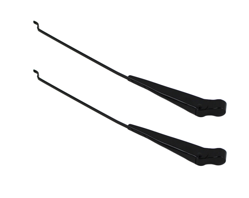 Kentrol 1968-1986 Jeep CJ Windshield Wiper Arms Pair, Powder-Coated Black