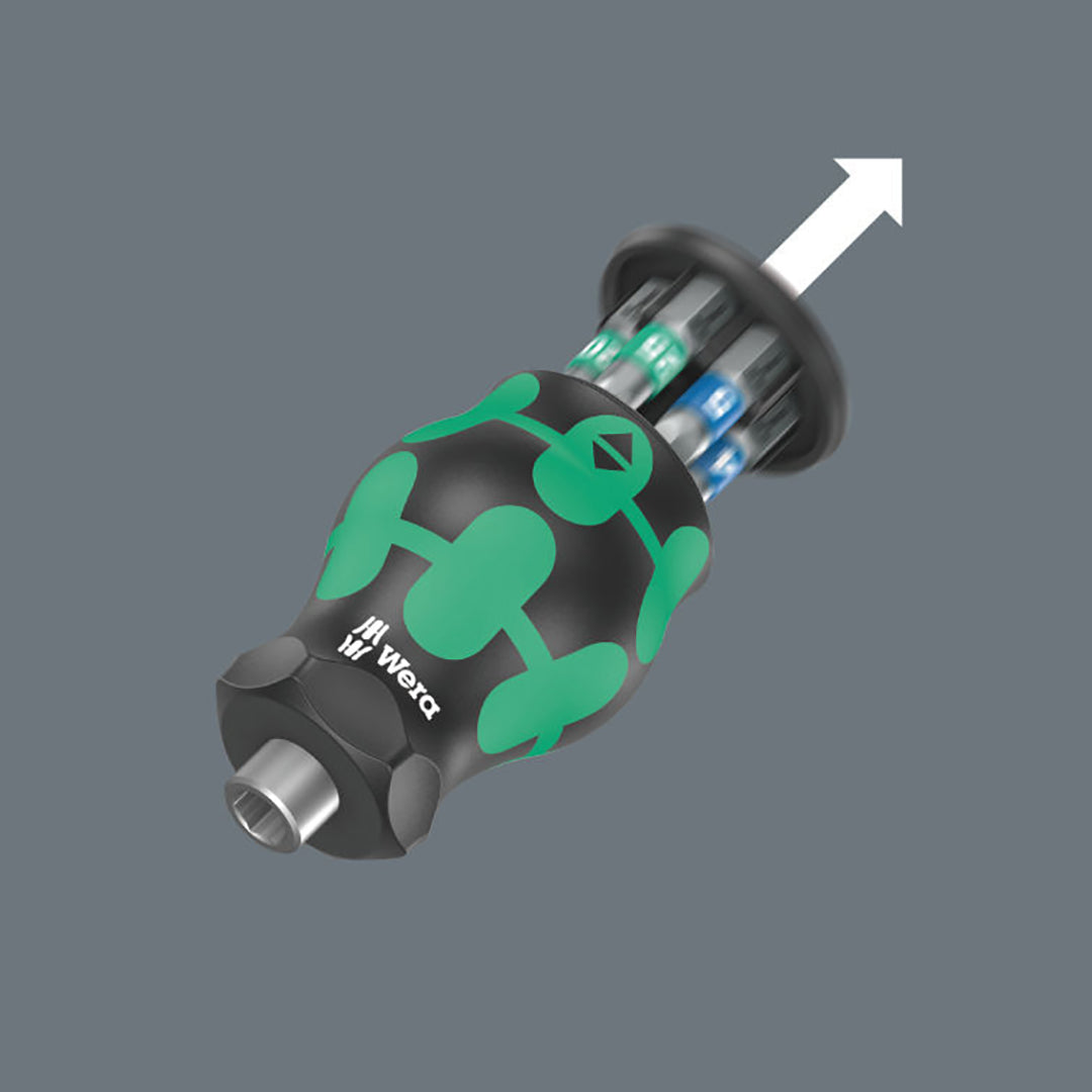 Wera Bitholding Stubby Screwdriver with 6 Bits