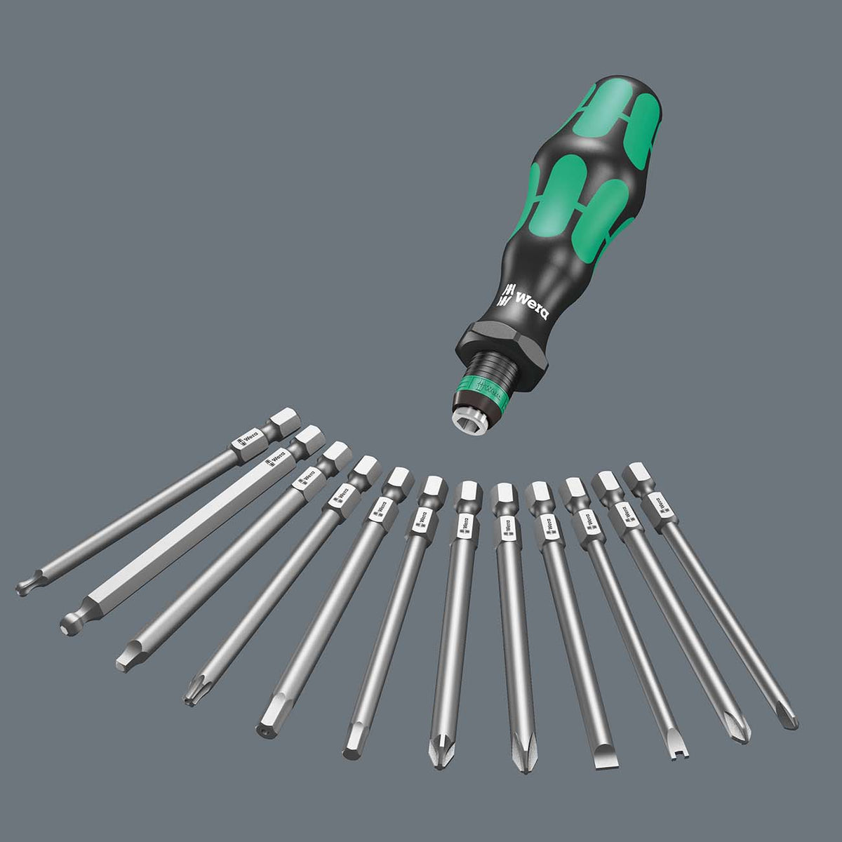 Wera 05059297001 Bitholding with Security Bit Set, 33-Piece