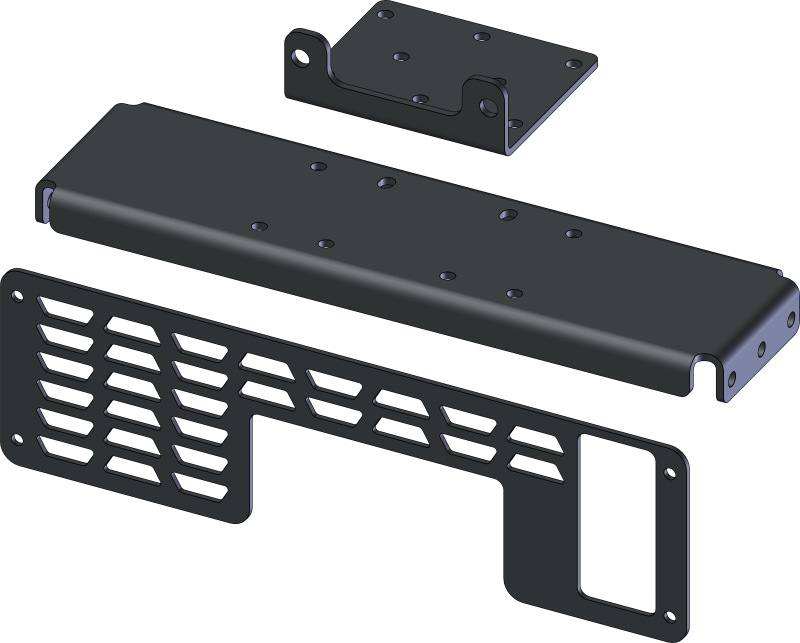 KFI 100563K Winch Multi-Mount Kit for 2001-2009 Polaris Ranger 400-700