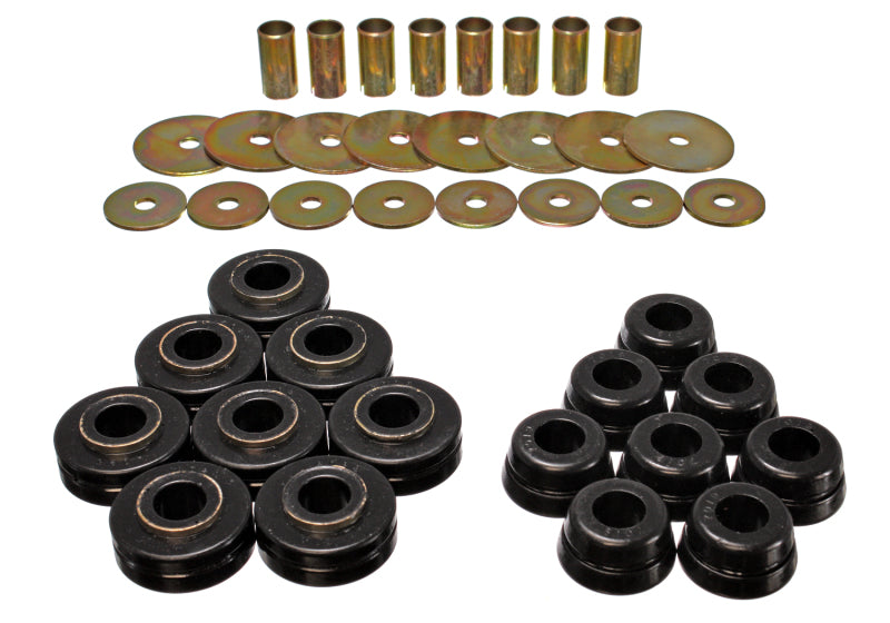 Energy Suspension eng6.4101G Scout II Body Mounts - Black
