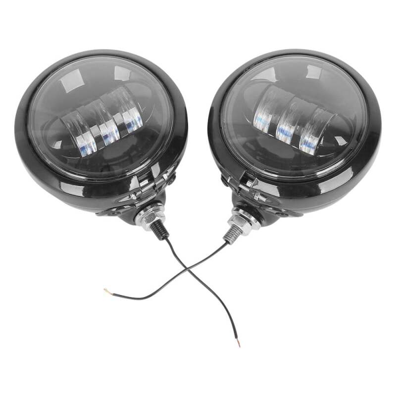 Letric Lighting 4.5-Inch Black Passing Lamps, Part Number letLLC-PL-BB