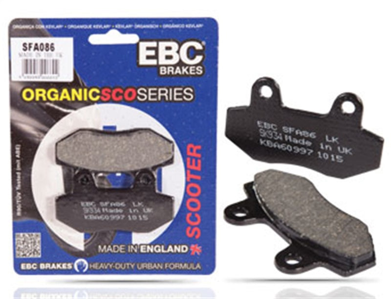EBC Powersports SFA603 Organic Front Left Brake Pads for 2011 Honda PCX 125 WW 125 EX2A