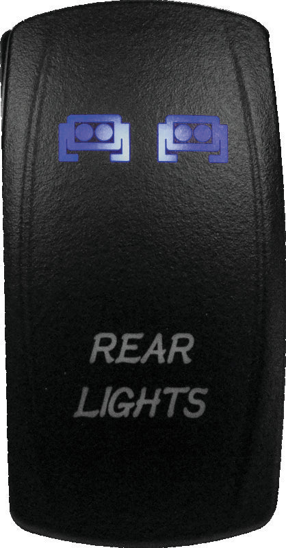 DragonFire Racing DFR521391 Lighted Rear Light On/Off Switch, Blue
