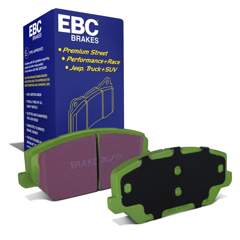EBC Greenstuff Front Brake Pads for 2019+ Hyundai Veloster N 2.0L Turbo