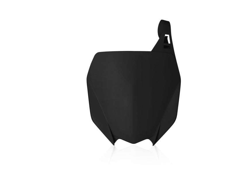 Acerbis Front Number Plate for Yamaha YZ and YZ-FX Models, Black, Part Number ACB2685860001