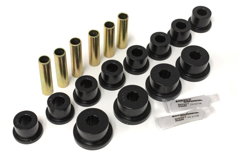 Energy Suspension eng1.2102G Suzuki Samurai Leaf Spring Bushing Set - Black