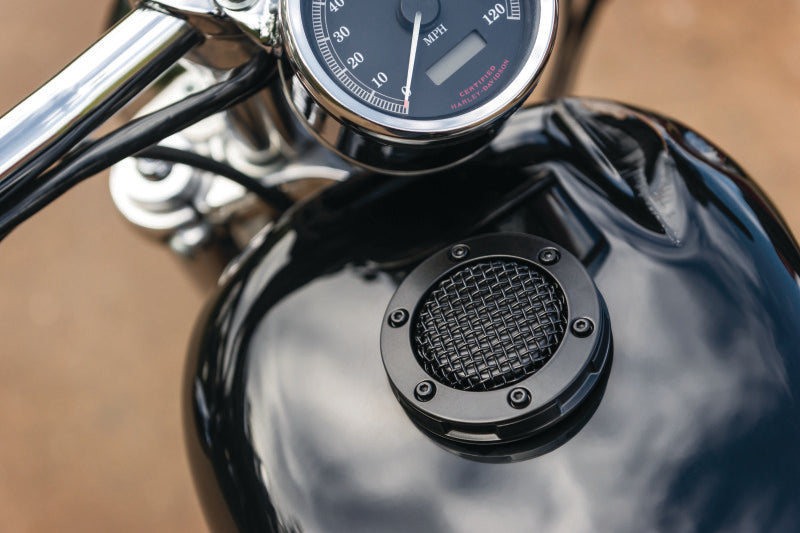 Kuryakyn 6549 Mesh Vented Black Gas Cap