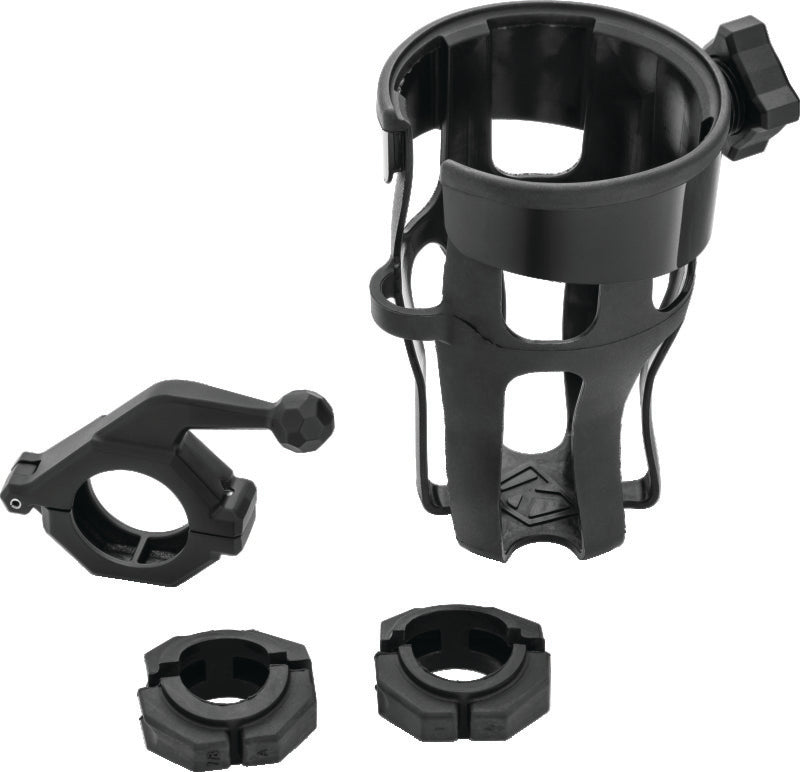 Kuryakyn Reflex Drink Holder with Bar Mount, Universal Black - Part 6483
