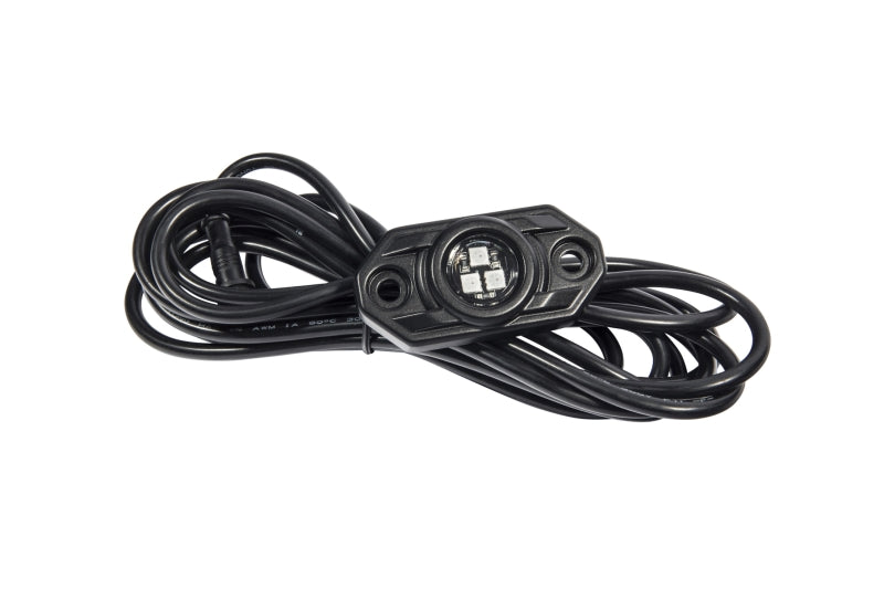 KC HiLiTES C-Series RGB LED Rock Light Kit KCL339, 6-Piece Set with Wiring