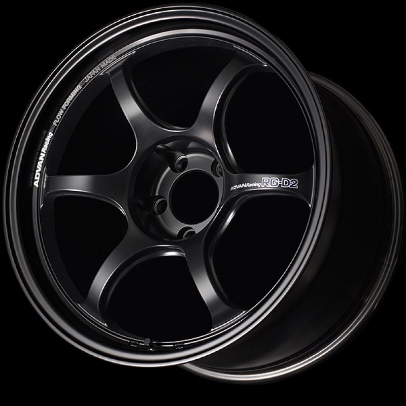 Advan RG-D2 17x8.5-Inch -10 Offset 6x139.7 Semi-Gloss Black Cast Wheel