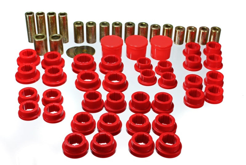 Energy Suspension - eng7.3122R - 02-09 Nissan 350Z / 03-07 Infiniti G35 Coupe Red Rear Control Arm Bushing Set