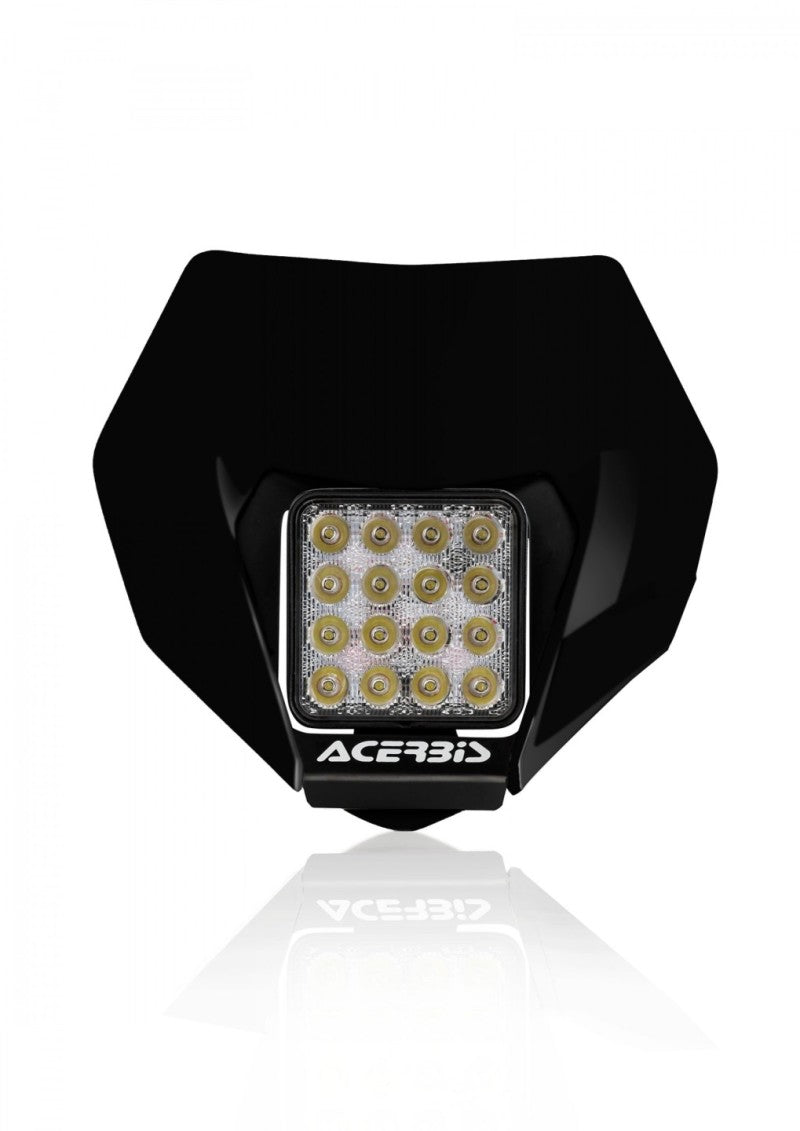 Acerbis VSL Universal LED Headlight, Black – Part Number ACB2856850001