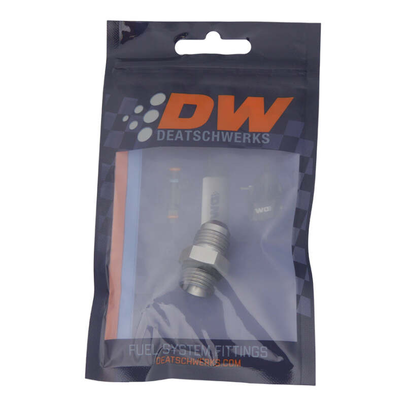 DeatschWerks 6AN ORB Male to 6AN Male Flare Adapter with O-Ring, DWK6-02-0404