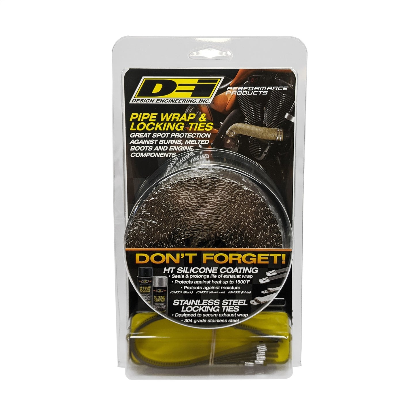 Design Engineering - 10123 - Exhaust Wrap Kit