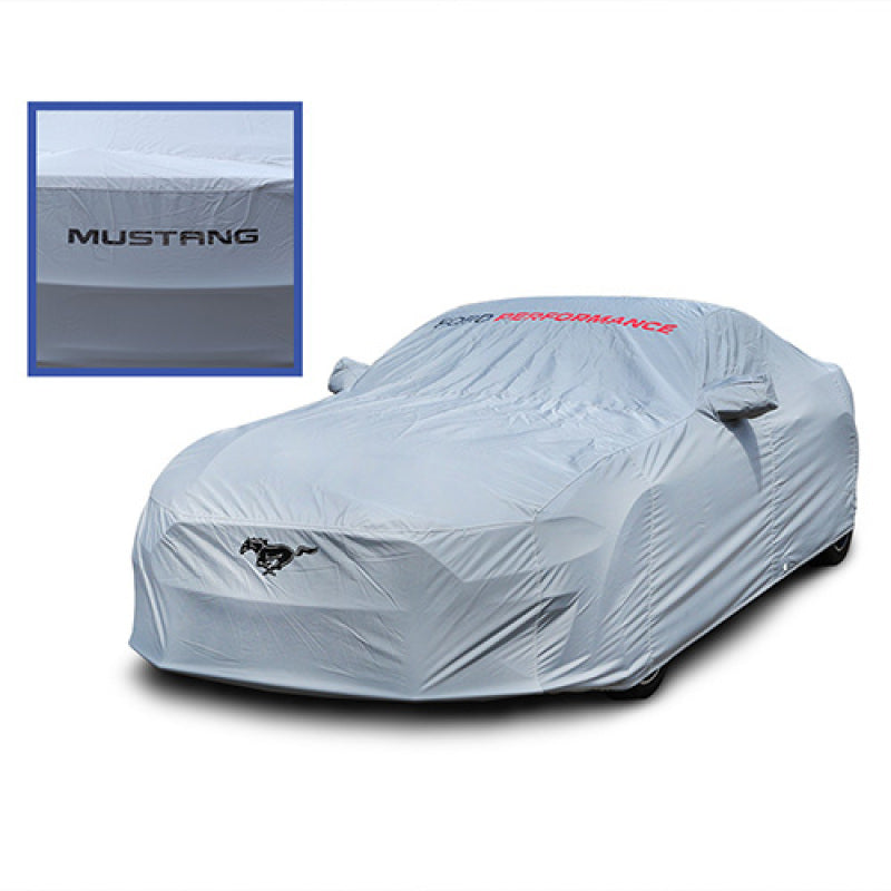 Ford Racing frpM-19412-M8FP - 2015-2019 Mustang EcoBoost/GT Gray Car Cover