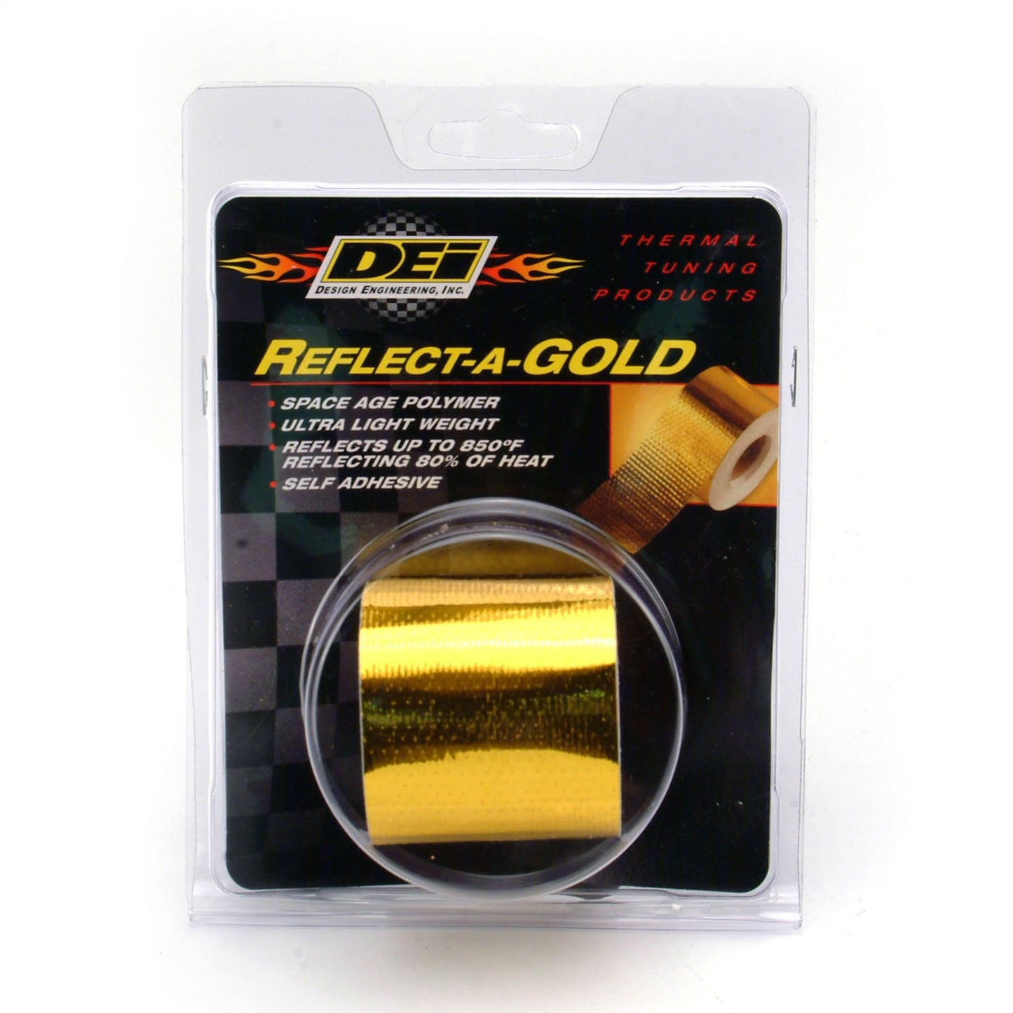 Design Engineering - 10396 - Heat Reflective Tape - 10396 Reflect-A-GOLD Heat Tape