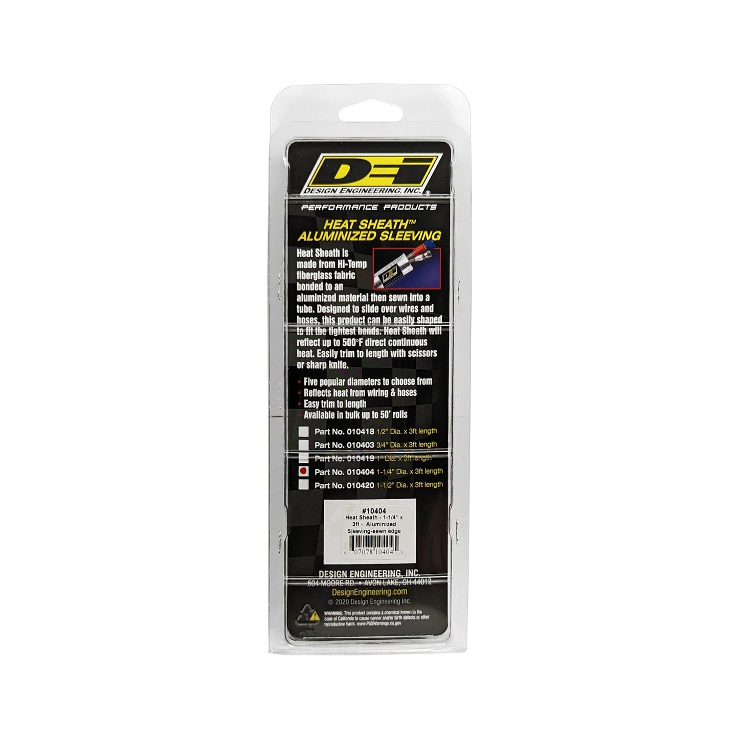Design Engineering - 10404 - Heat Shield Sleeve