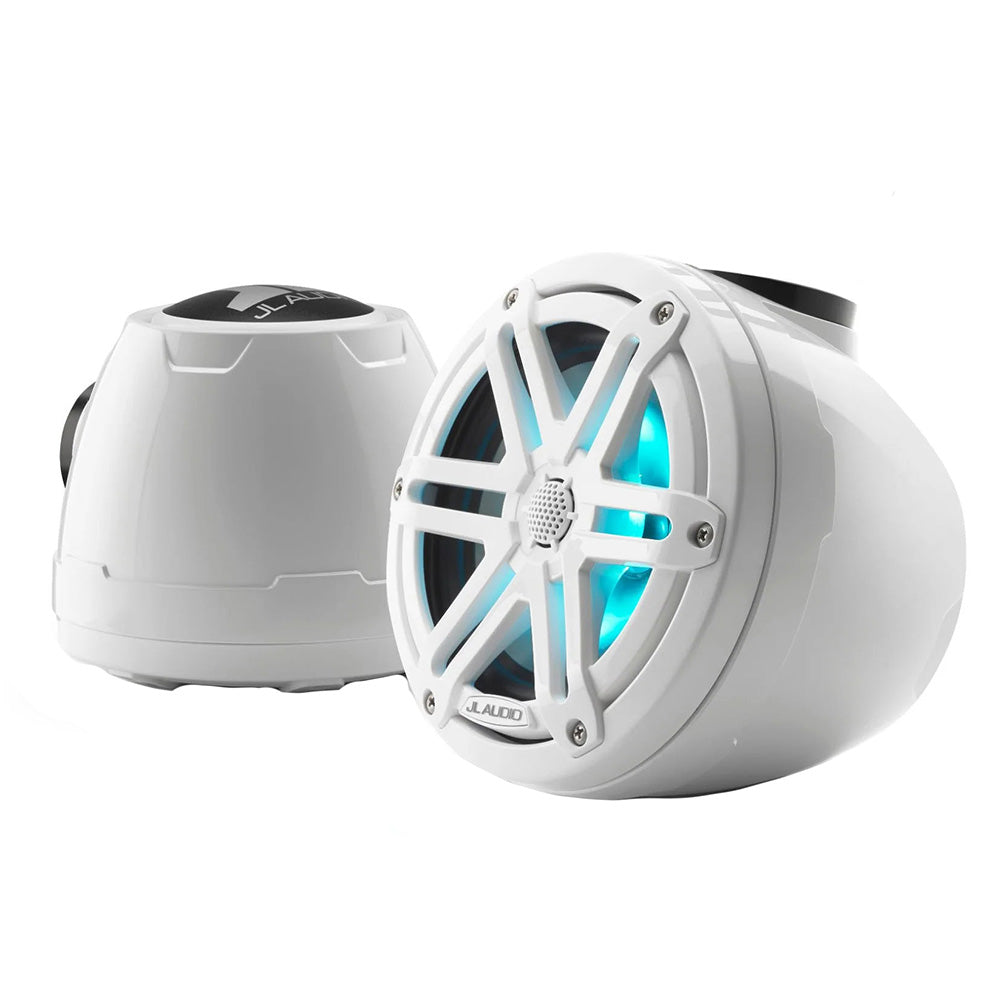 JL Audio M3 VeX Series 6.5" Enclosed Coaxial Speakers w/RGB LED Lighting White S - View 1