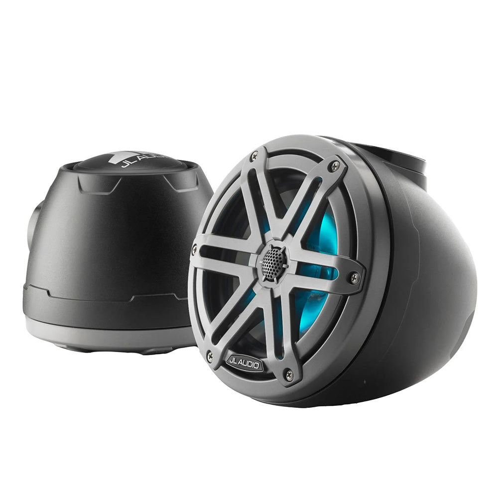 JL Audio M3 VeX Series 6.5" Enclosed Coaxial Speakers w/RGB LED Lighting Gray Me - View 1