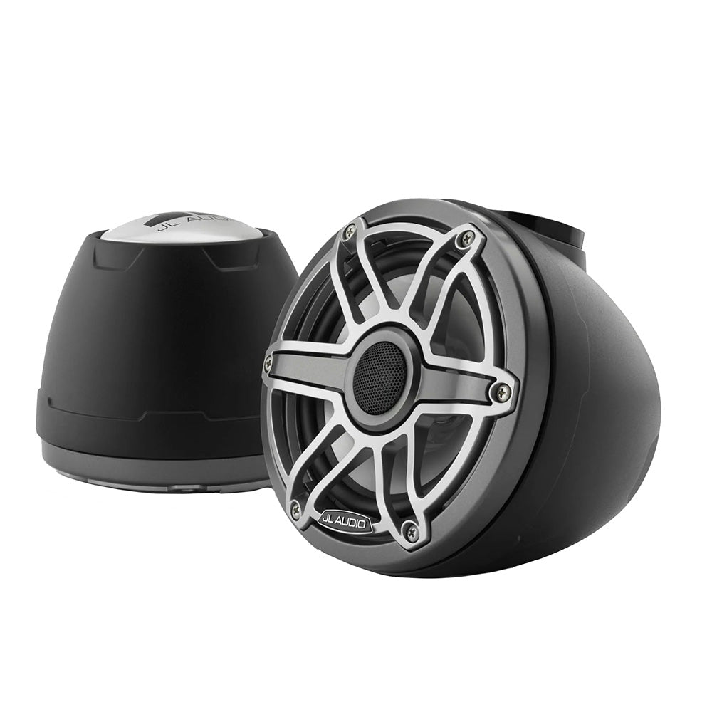 JL Audio M6 VeX Series 6.5" Enclosed Coaxial Speakers w/Titanium Sports Grilles - View 1