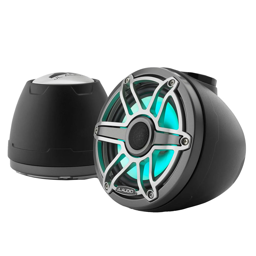 JL Audio M6 VeX Series 6.5" Enclosed Coaxial Speakers w/RGB LED Lighting Titaniu - View 1