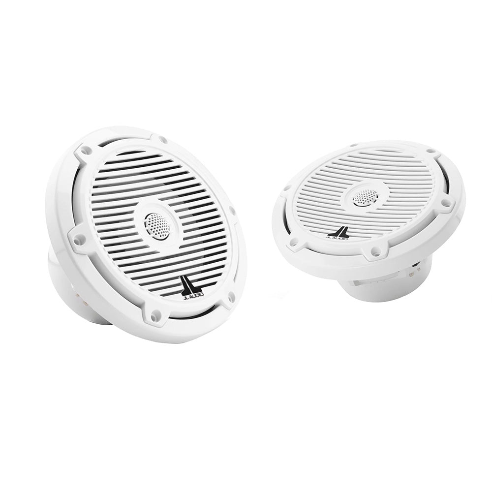 JL Audio M3 Series 6.5" Marine Coaxial Speakers w/Gloss White Classic Grilles - - View 1