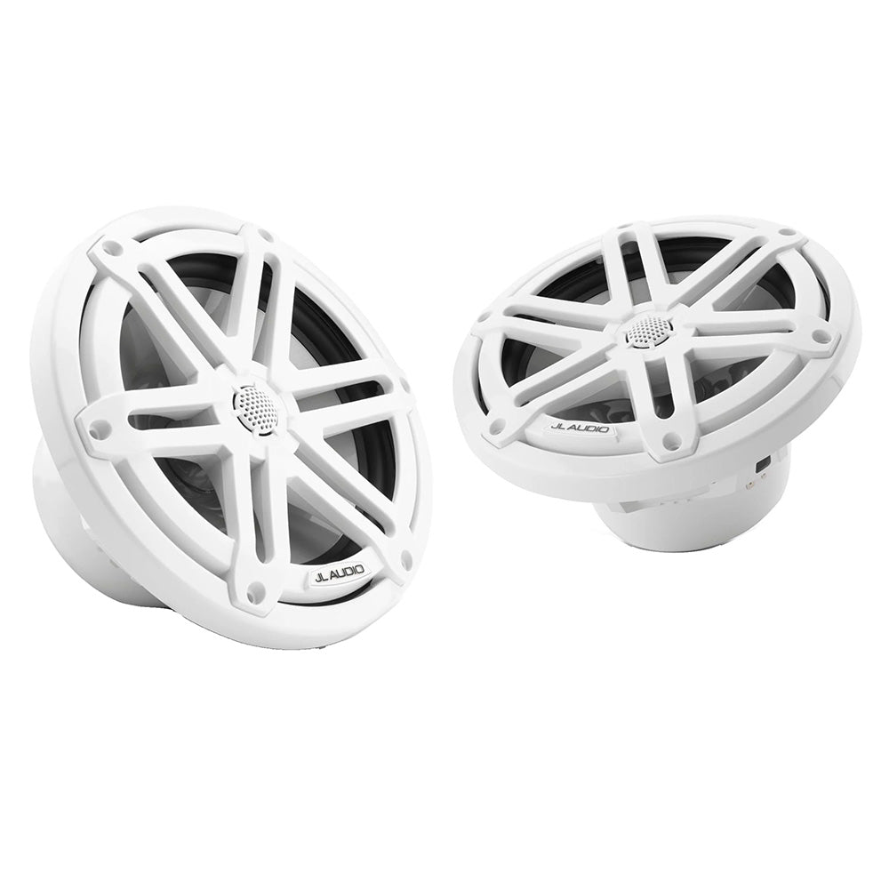 JL Audio M3 Series 7.7" Marine Coaxial Speakers w/Gloss White Sport Grilles - M3 - View 1