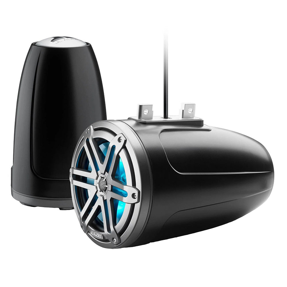 JL Audio M3 Series 7.7" Enclosed Tower Coaxial System w/Grey Metallic Sport Gril - View 1