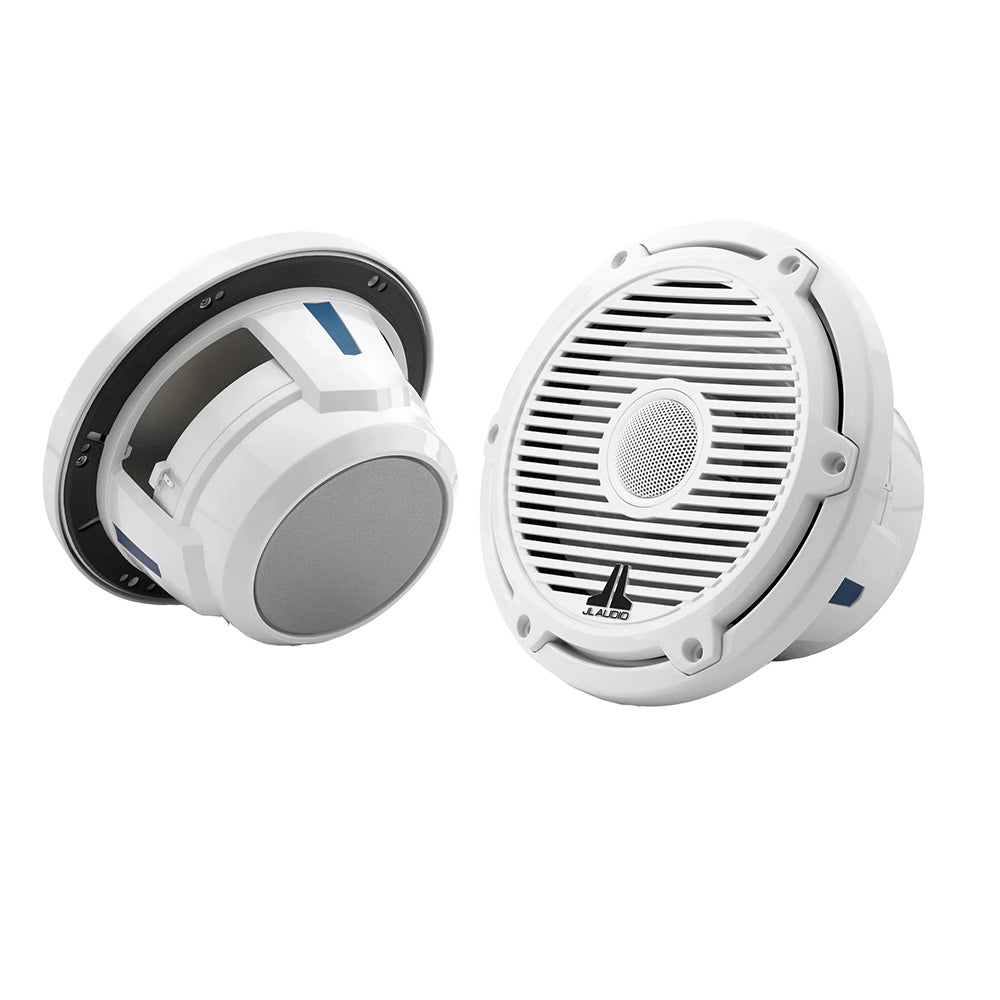 JL Audio M6 Series 7.7" Marine Coaxial Speakers w/Gloss White Classic Grille - M - View 1