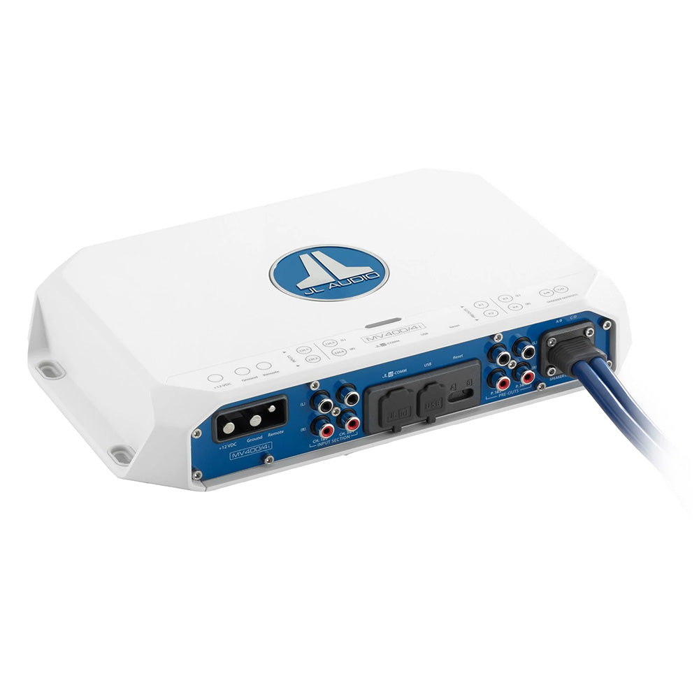 JL Audio MVI Series 400w 4 Channel Full-Range Amplifier w/Integrated DSP - MV400 - View 1