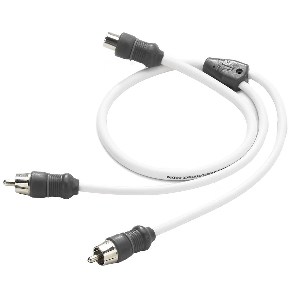 JL Audio 2 Channel Marine Audio Y-Adaptor 1 Female Jack to 2 Male Plugs - XMD-WH - View 1