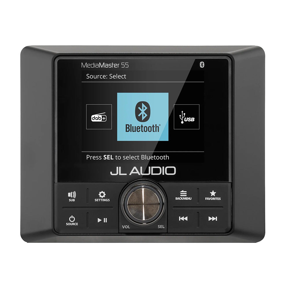 JL Audio MM55 Premium Compact Marine Source Unit w/Full-Color LCD - View 1