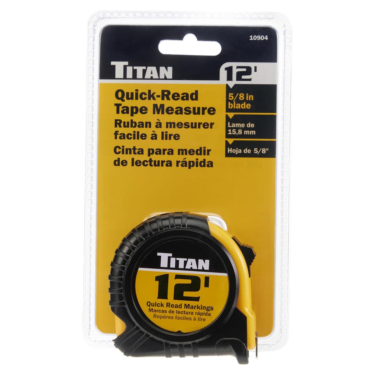 TITAN 12 ft Tape Measure