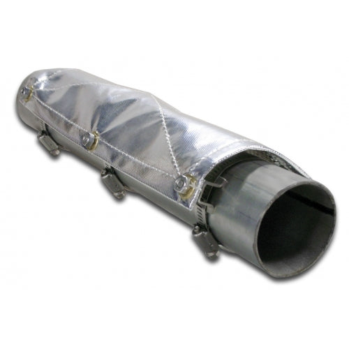 Thermo Tec - 11600 - Exhaust Pipe Heat Shield - Exhaust Heat Shield 1 Foot x 6 Inch Clamp On Up to 2000 Degree F