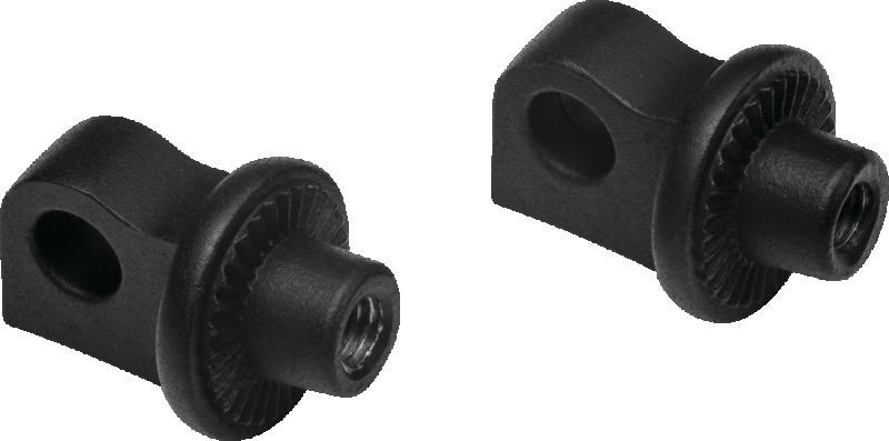 Kuryakyn Adjustable Stop Splined Peg Adapter in Black - Part Number 6775