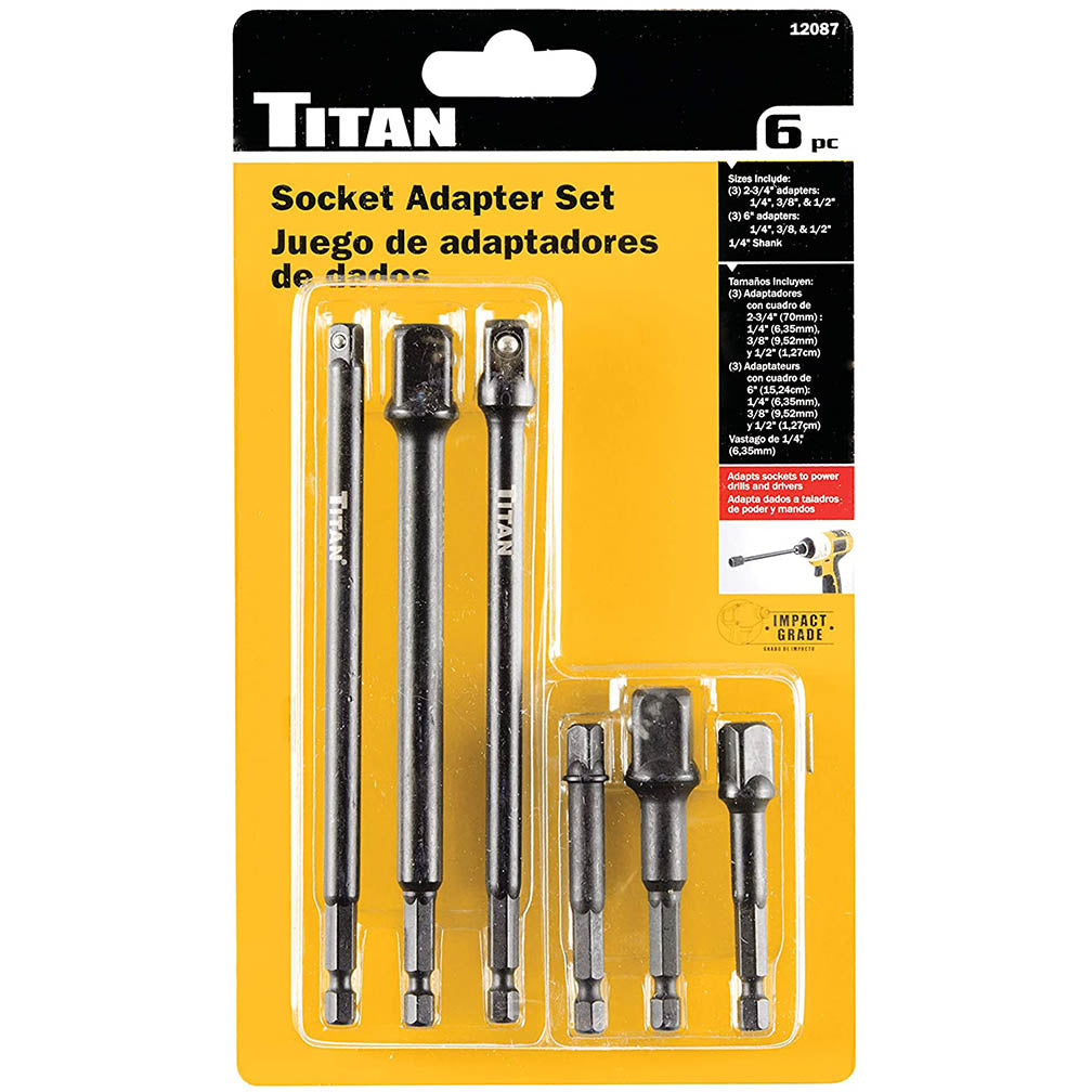 Titan Tool 6-Piece Socket Adapter Set