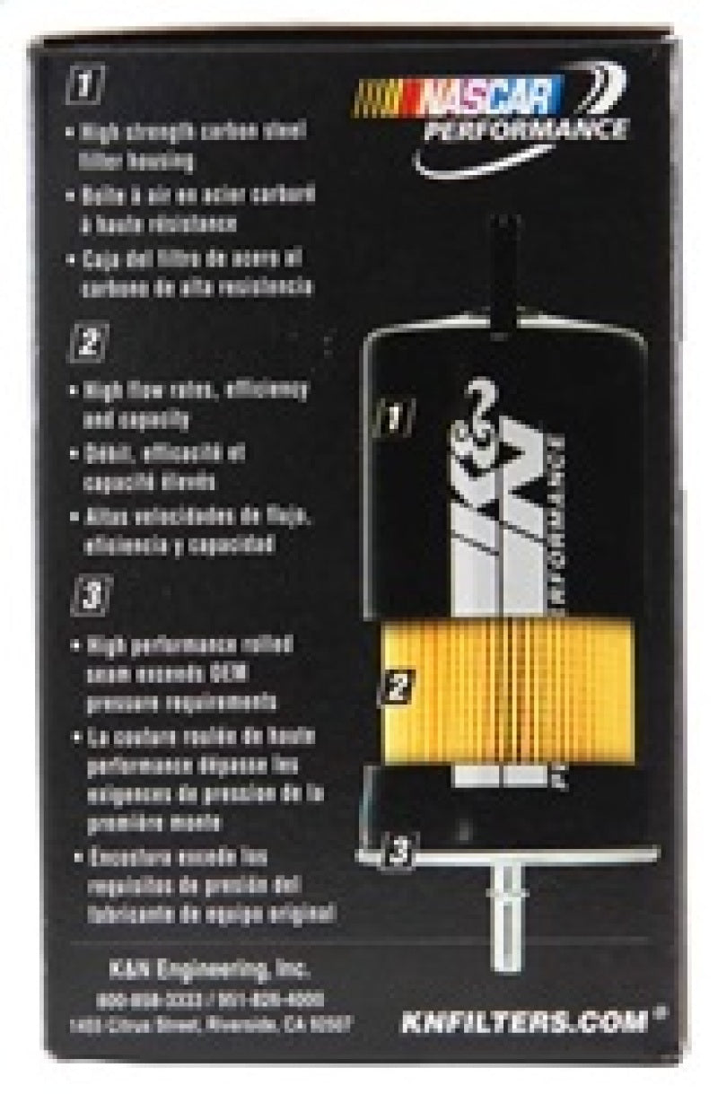 K&N Engineering PF-1000 Performance Cellulose Media Fuel Filter