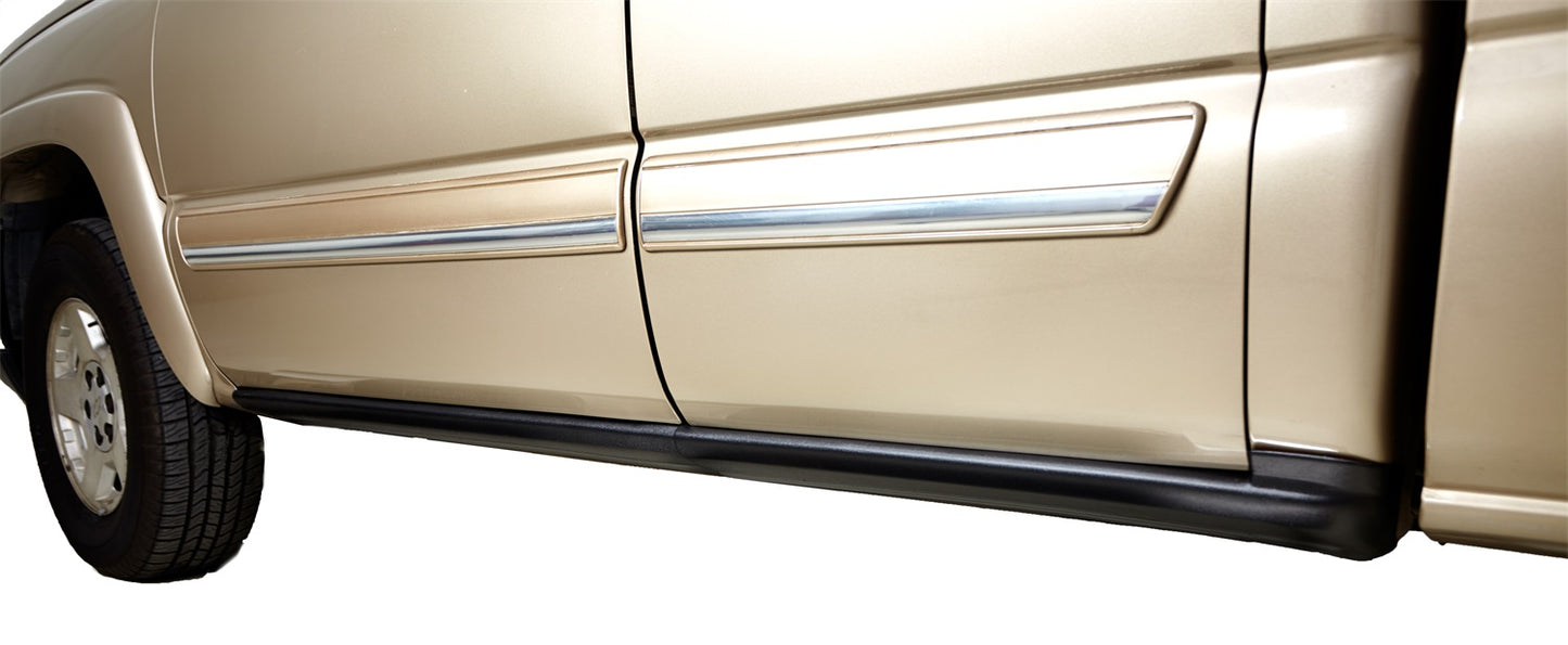 Bushwacker - 14073 - Rocker Panel - 14073 Black Trail Armor Rocker Panel and Sill Plate Covers for 07-13 Silverado/Sierra 1500; 07-14 Silverado/Sierra HD; Crew Cab, Pair - P/N: 14073