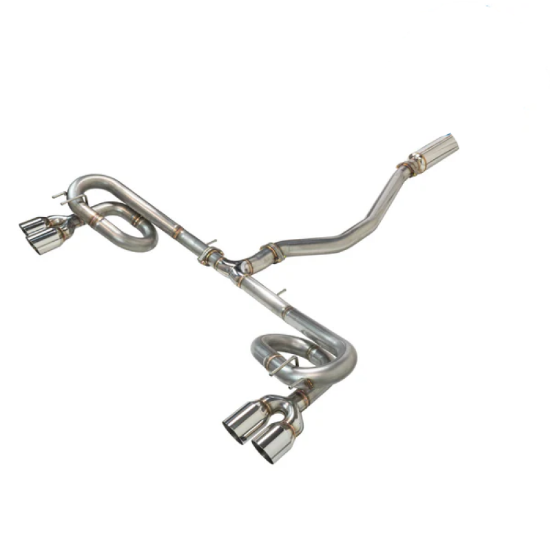 Remark RK-C4063H-07 Link Loop Cat-Back Exhaust with Stainless Steel Tip for 2022+ Honda Civic Hatchback Sport Touring FL1