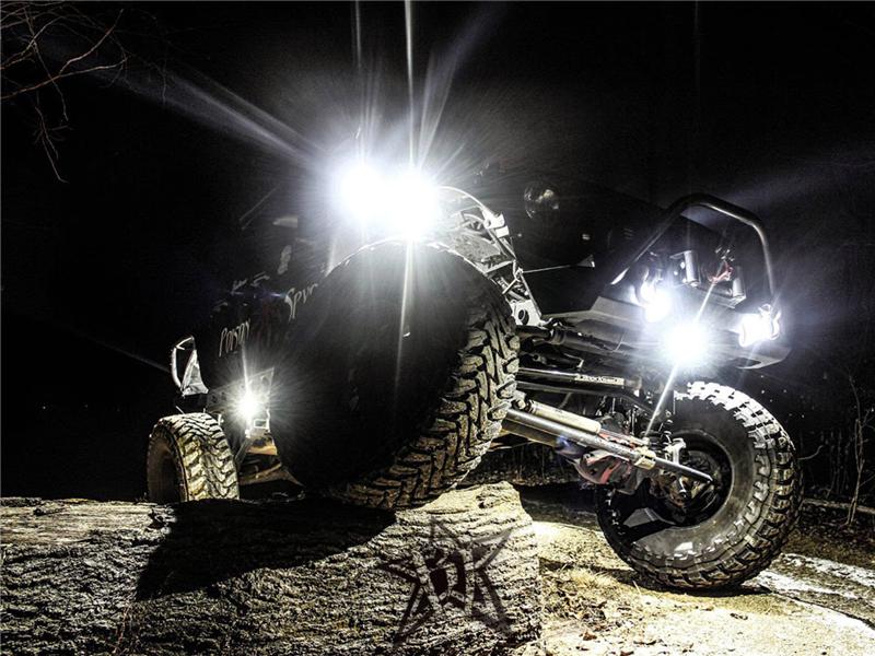 RIGID Industries Rock Light Kit, Cool White, 4-Light, Part Number RIG400203
