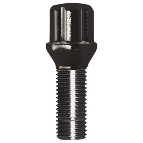 Gorilla Automotive 17143SDBC Spline Lug Bolt, M14 x 1.25 Thread, 35 mm Shank, Black