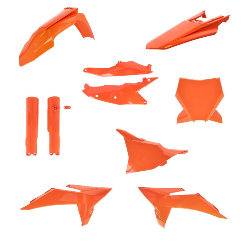 Acerbis Full Plastic Kit for 2025 KTM 125-450 SX, SX-F, XC and XC-F - Orange